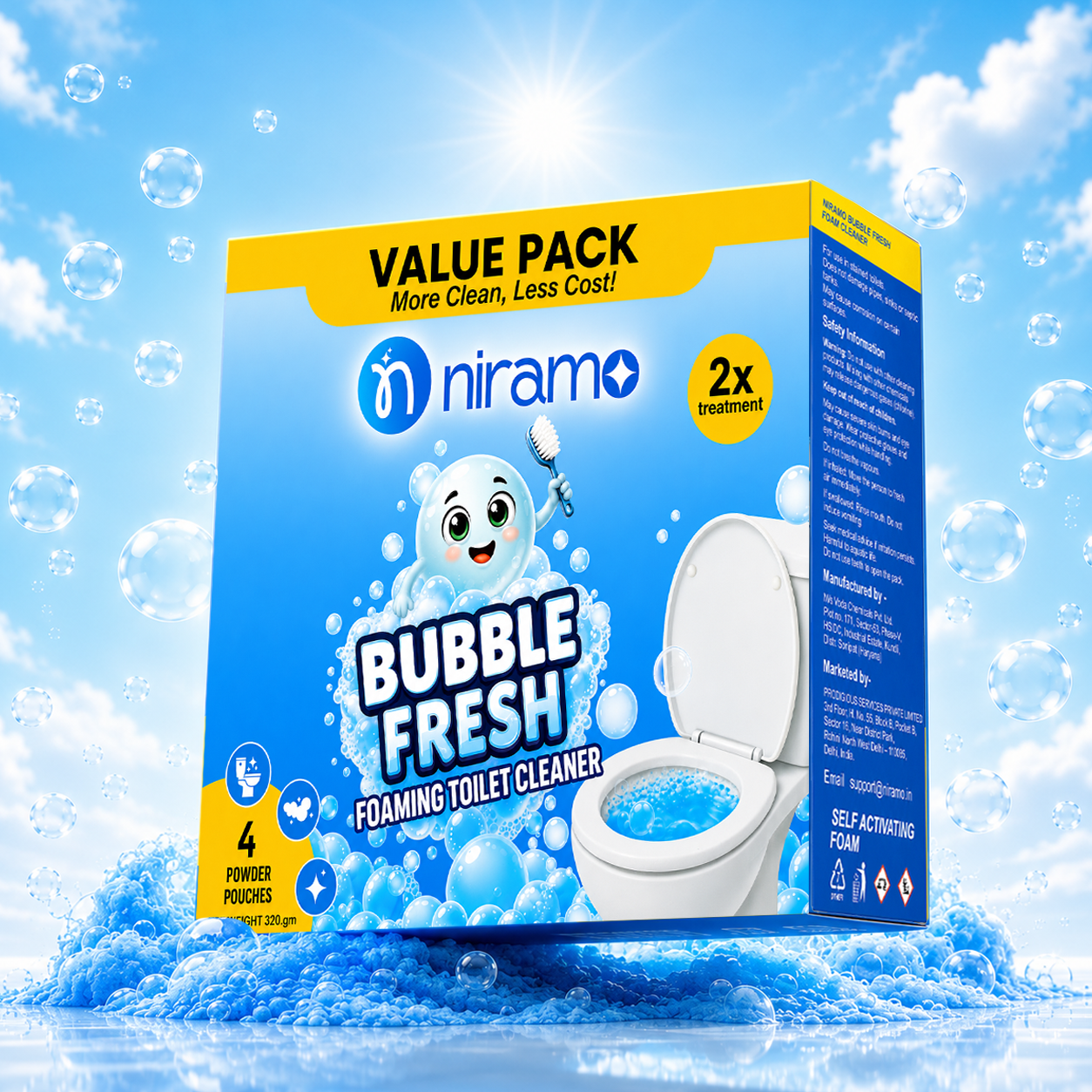 Niramo Bubble Fresh Toilet Cleaner