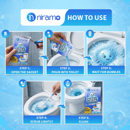Niramo Bubble Fresh Toilet Cleaner