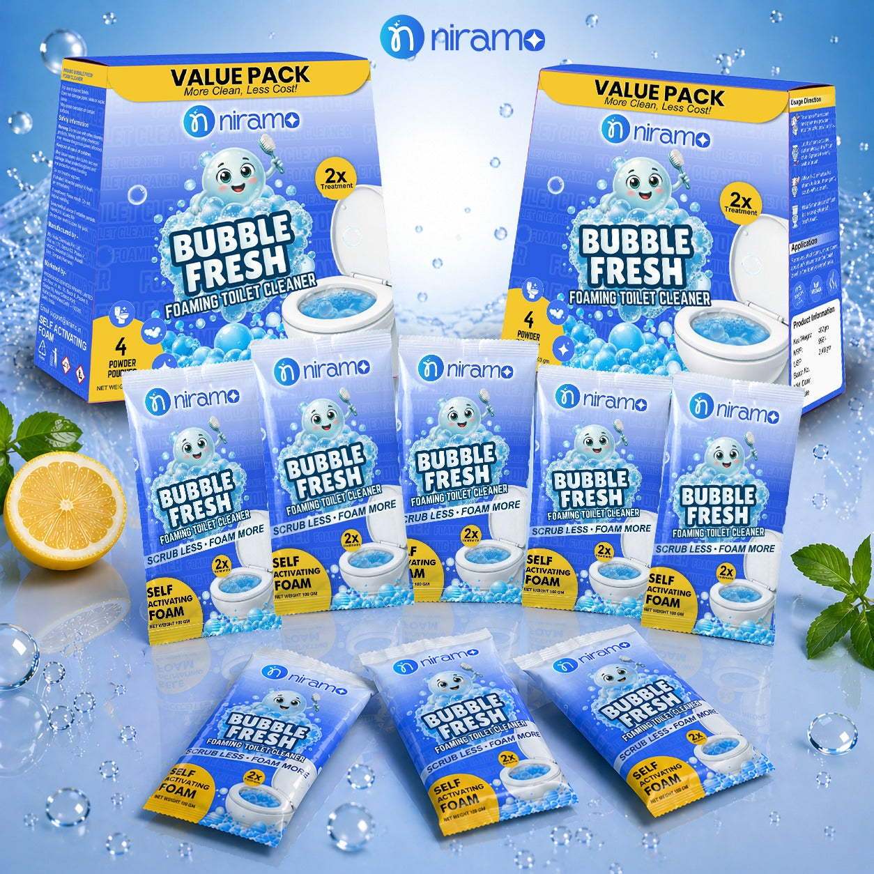 Niramo Bubble Fresh Toilet Cleaner