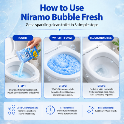 Niramo Bubble Fresh Toilet Cleaner